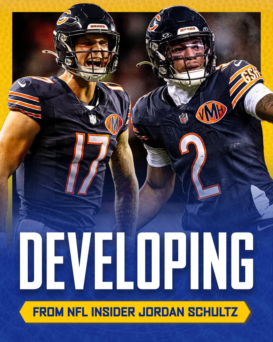 Schultz_Report's tweet image. Two other names the #Bears have received calls on are QB Tyson Bagent and WR DJ Moore, per sources. 

Moore has over $23M in guaranteed money in 2026 and is viewed as available for the right price by teams in the WR market.