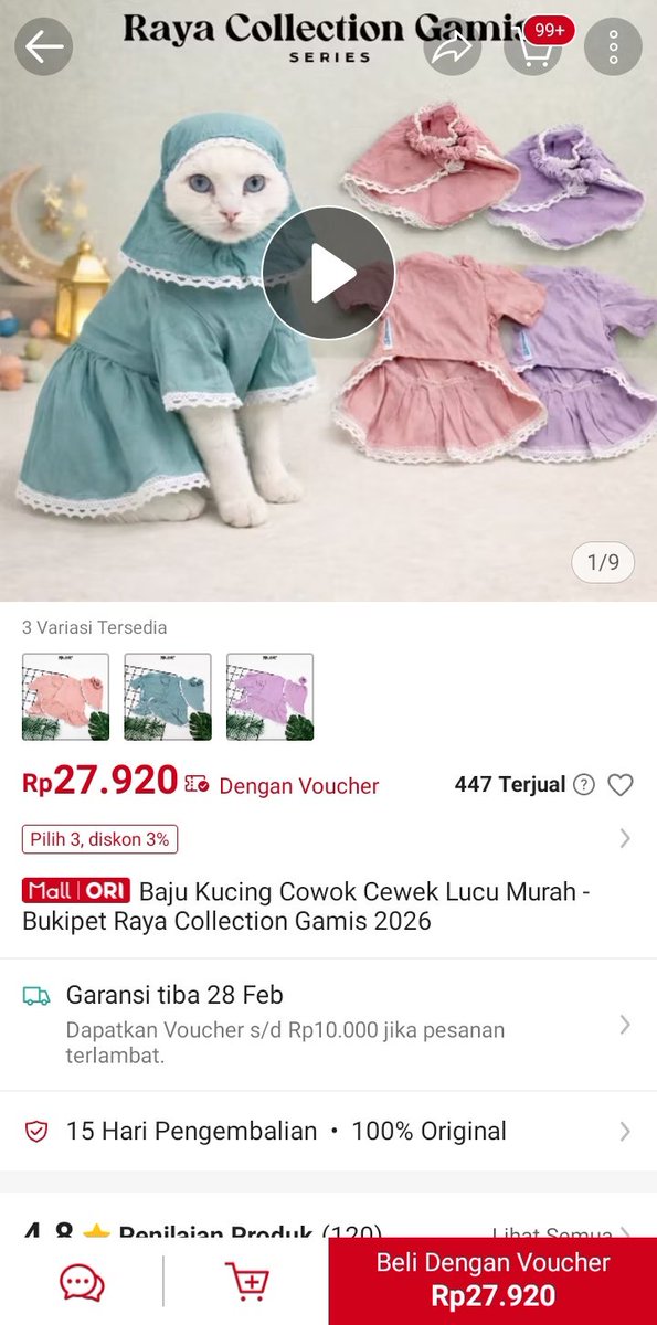 deIobelia's tweet photo. Day-9 Puasa
Sudah mulai cari-cari outfit buat lebaran nih.
Tapi, anabulmu jangan ditinggal dong!

🔗 https://t.co/MY9y6XU1bD https://t.co/s4t32HcULX