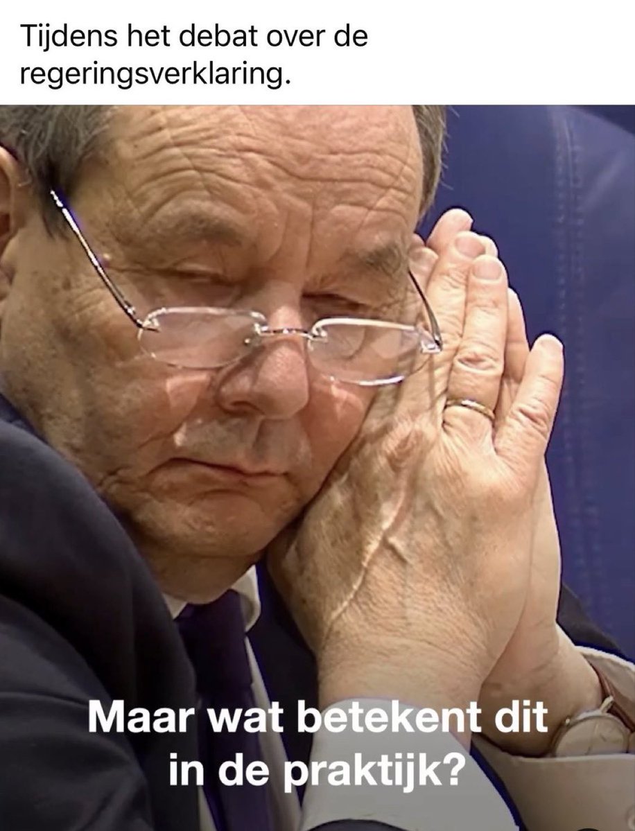 JanOoms9's tweet image. Droomt over de sloop van de verzorgingsstaat 😴

#Vijlbrief #DEBAT 
#regeringsverklaring