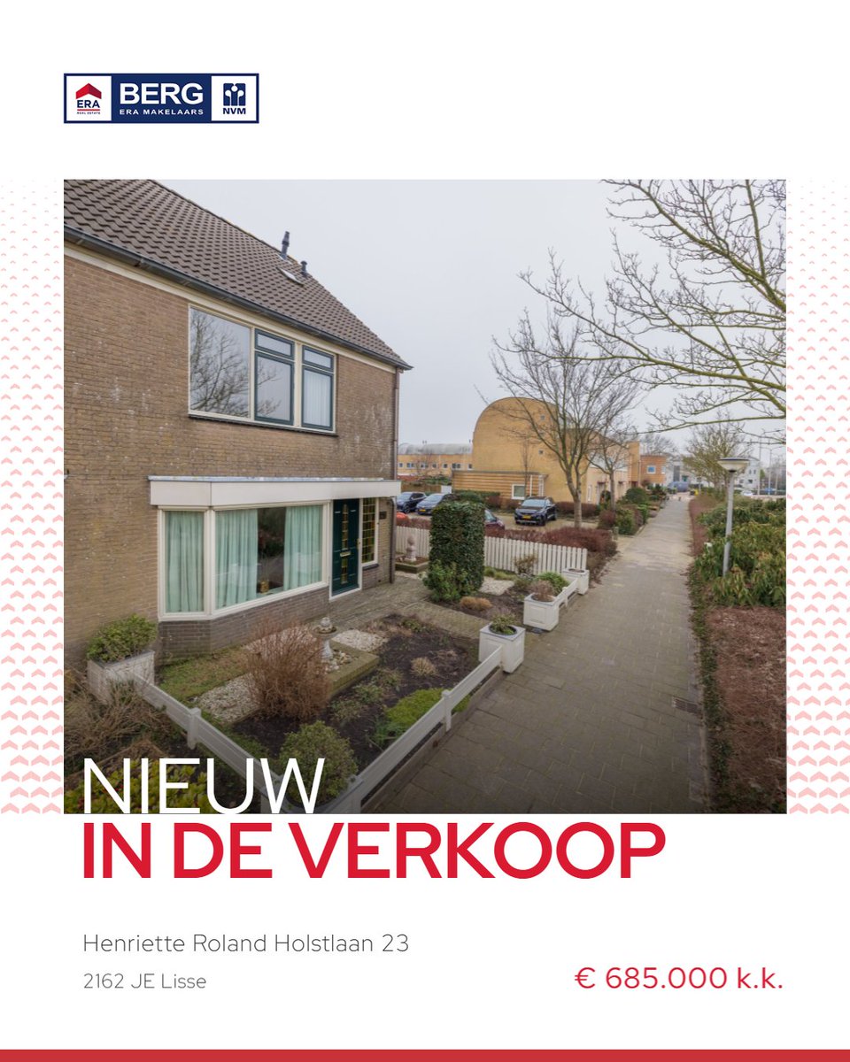 BergEraMakelaar's tweet photo. Uitgebouwde hoekwoning met maar liefst 🚪 174m2 woonoppervlakte, vijf slaapkamers, een prachtige tuin met stenen berging en een carport. 

Interesse?
Klik op de link https://t.co/fBaAJzPfTr of bel voor een bezichtingsafspraak 0252-22 23 05

#BergERAMakelaars https://t.co/GTMe6wrVyc