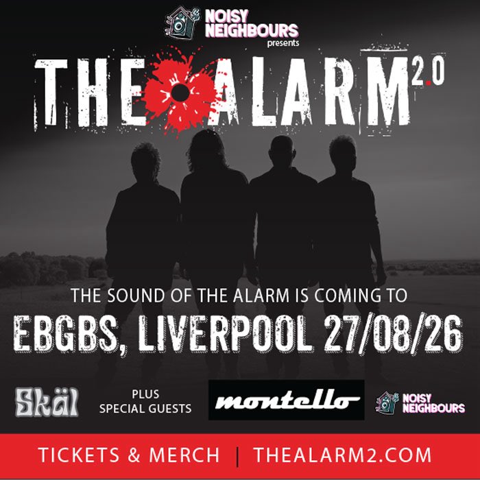 NoisyPromotions's tweet photo. 2/3 RUN of shows with @thealarm 2.0 🚨 

14th August - @CwrwBar (Supports to be announced) 

TICKETS: https://t.co/5qOWddyQFg

27th August - @ebgbsliverpool SUPPORTS FROM: @SkalBandUK &amp; #MONTELLO 

TICKETS: https://t.co/6UrLD0a7St

3rd show to be announced Sunday. https://t.co/Lc9L5UFEyy