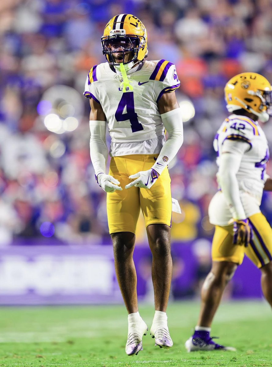 JoshTaylorFB's tweet image. LSU CB Mansoor Delane tells @blitzlink_ that he’s formally met with the #Commanders at the NFL Scouting Combine. #RaiseHail