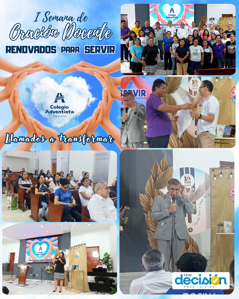 diegoguimac's tweet photo. Día 4 🙏✨

Dios no solo nos está renovando…
nos está afirmando en el llamado.

Servir es nuestra misión.
Transformar es nuestra responsabilidad.

Seguimos decidiendo cada día vivir lo que enseñamos 🔥📖

#ColegioAdventistaSalvador
#EducaciónAdventista
#MPCS https://t.co/3JuiKhomWG