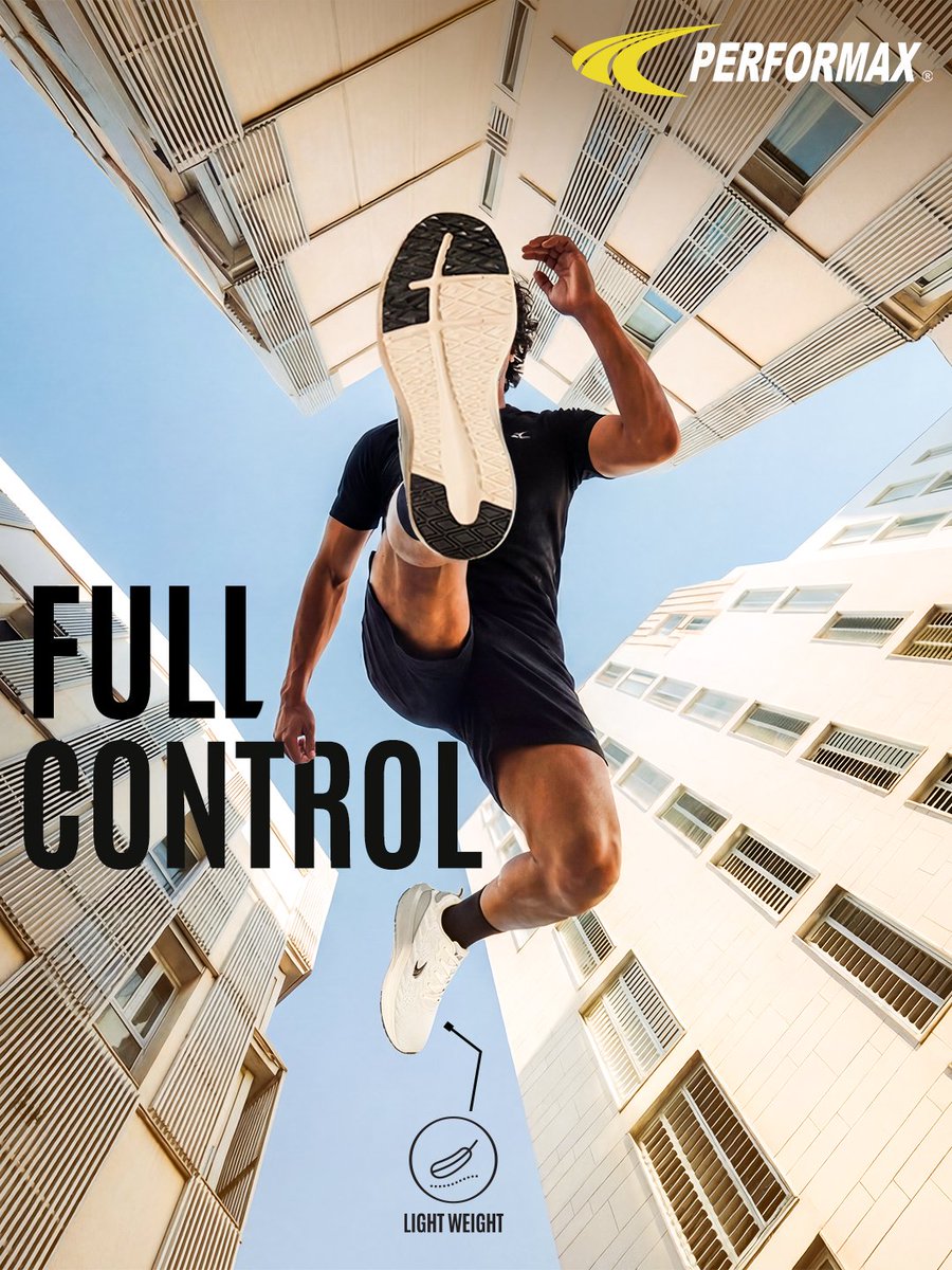 PerformaxIndia's tweet image. When your shoes feel lighter, everything else follows.

#Performax #SweatItGetIt #Lightweight