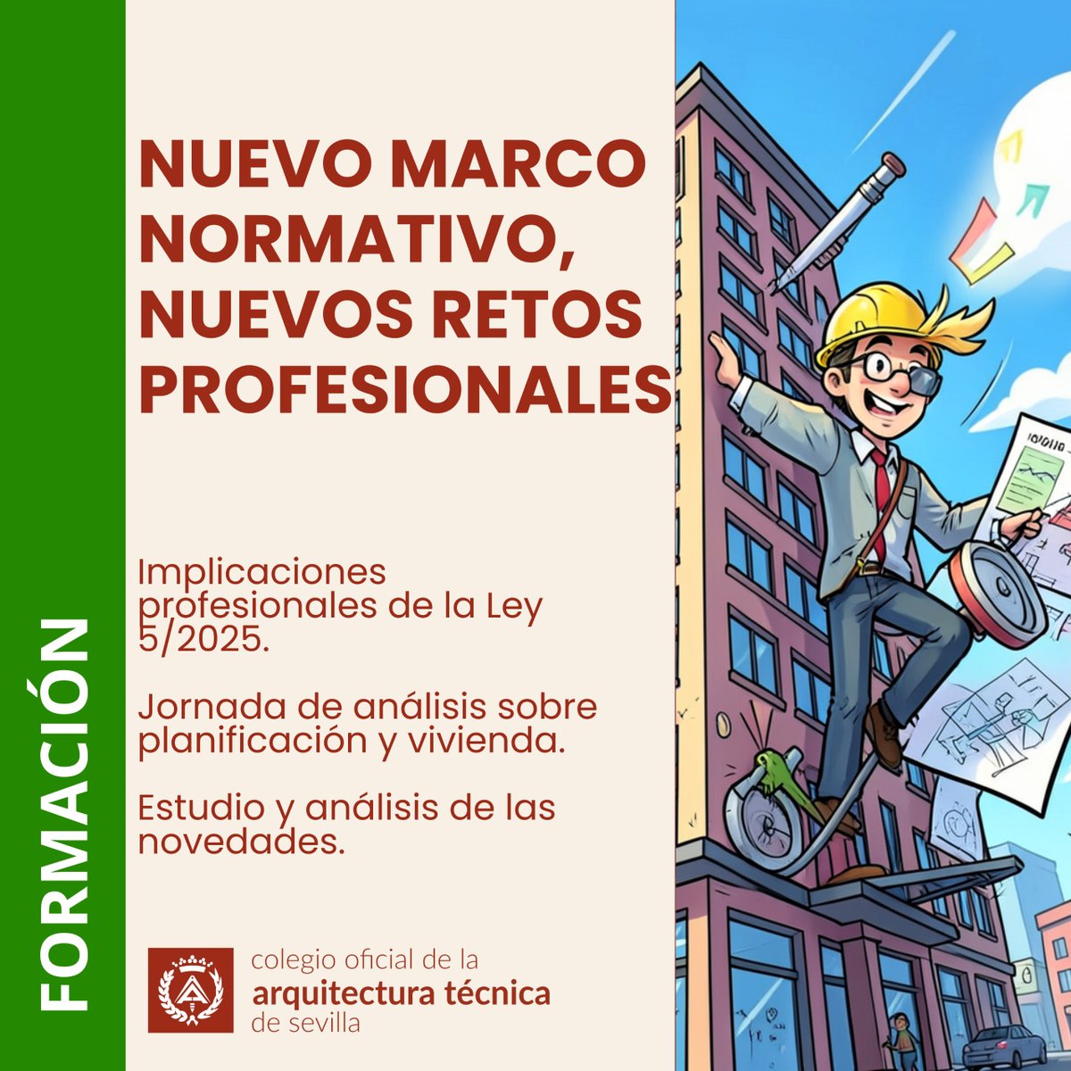 Colegio de la Arquitectura Técnica de Sevilla tweet media