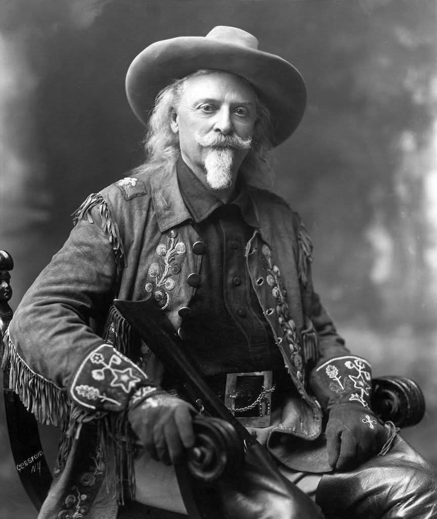 Buffalo Bill Cody
 (February 26, 1846 - January 10, 1917).