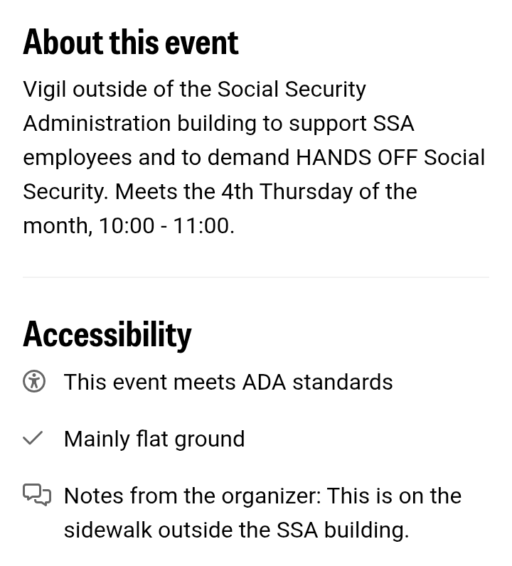 abolitionistjoh's tweet photo. Hands Off Social Security
Thursdays 10β11 am
2/26, 3/26, 4/23 & 5/28
Social Security
Administration office
2127 W Lawrence Ave.
Chicago, IL 60625
#DEFUNDfacebook https://t.co/Hyzjb8ImVz