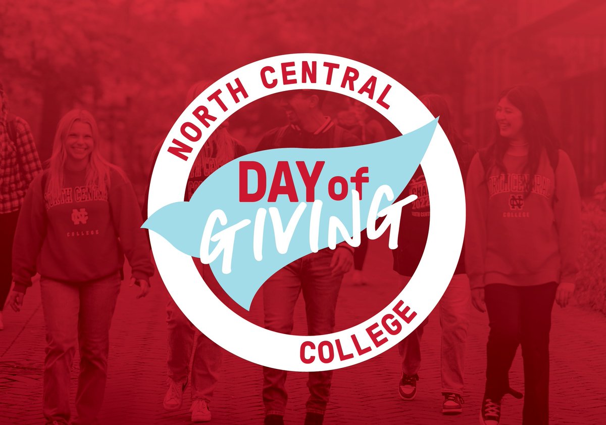 northcentralcol's tweet photo. Our 11th Annual Day of Giving is finally here! 🎉 

This year’s goal is to raise $1 million in support of the North Central’s mission and amazing students. Every gift counts toward the total! TODAY, join the Cardinal community to #ImpactNC: https://t.co/C2rFtcLFkB! https://t.co/1BfRcJXVUY