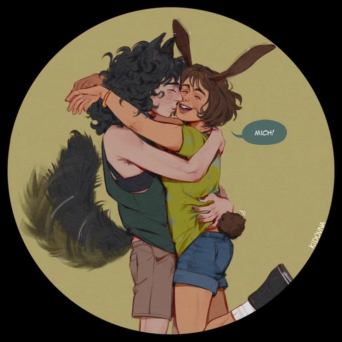 miwi, byler, cleradin, and werehare but make them all #lesbyler