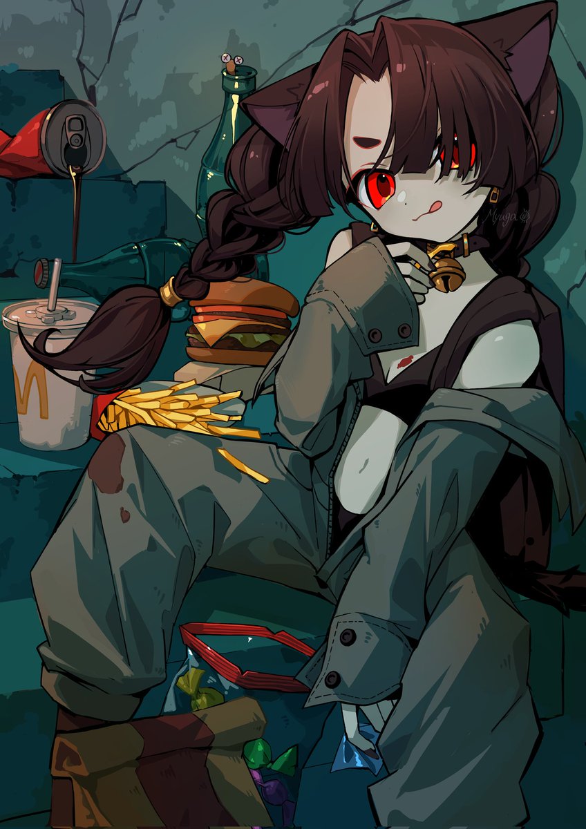 myuga66666's tweet photo. 🍟🐈️🍔
#OC https://t.co/udTw06YpfG