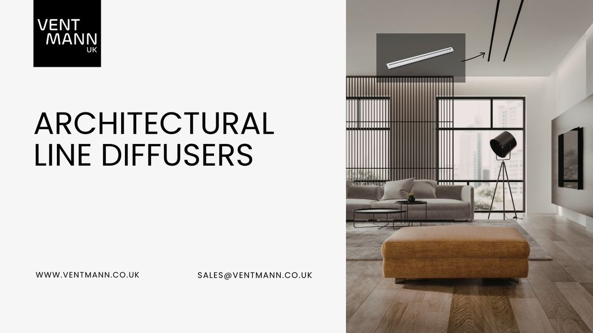 Architectural Line Diffusers – Seamless by Design 🏛️

✔ Gypsum-made
✔ Plastered-in installation
✔ Ready to be painted
✔ 5-year warranty
✔ Free engineer advice
✔ Next-day UK delivery

Discover more:
 ventmann.co.uk
#Ventmann #ArchitecturalDiffusers #LineDiffusers