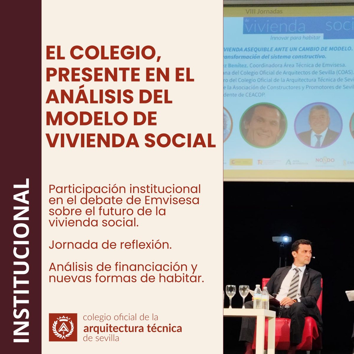 Colegio de la Arquitectura Técnica de Sevilla tweet media