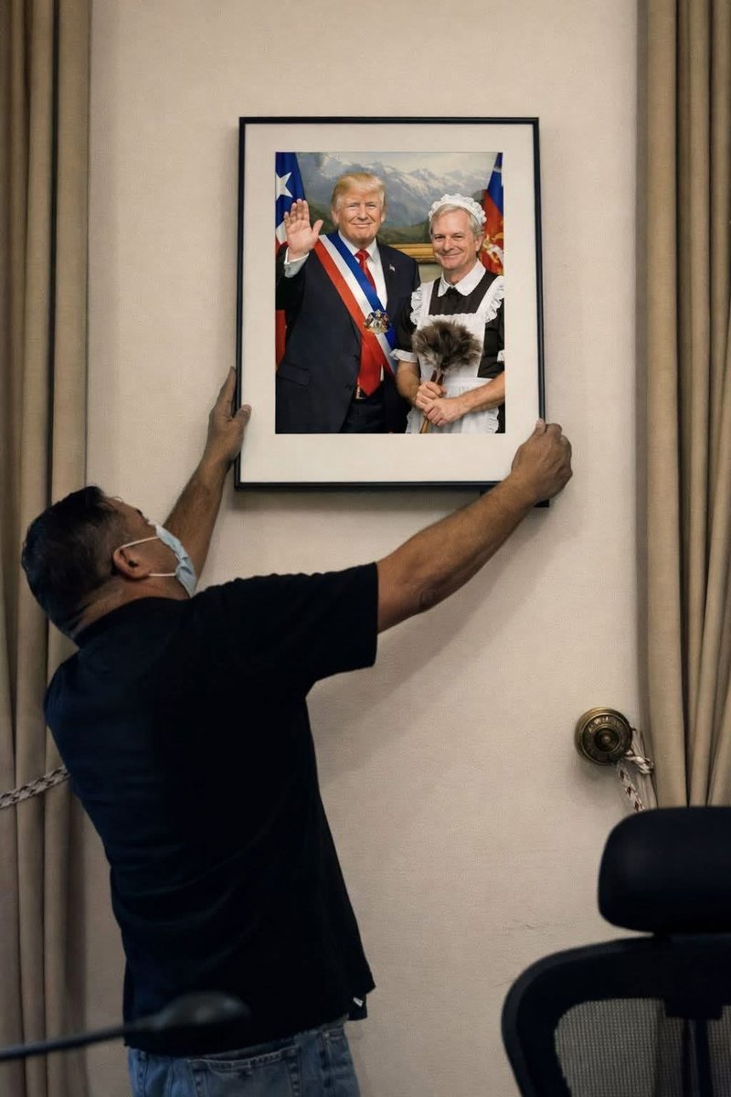 Se a filtrado la nueva foto oficial del presidente electo.