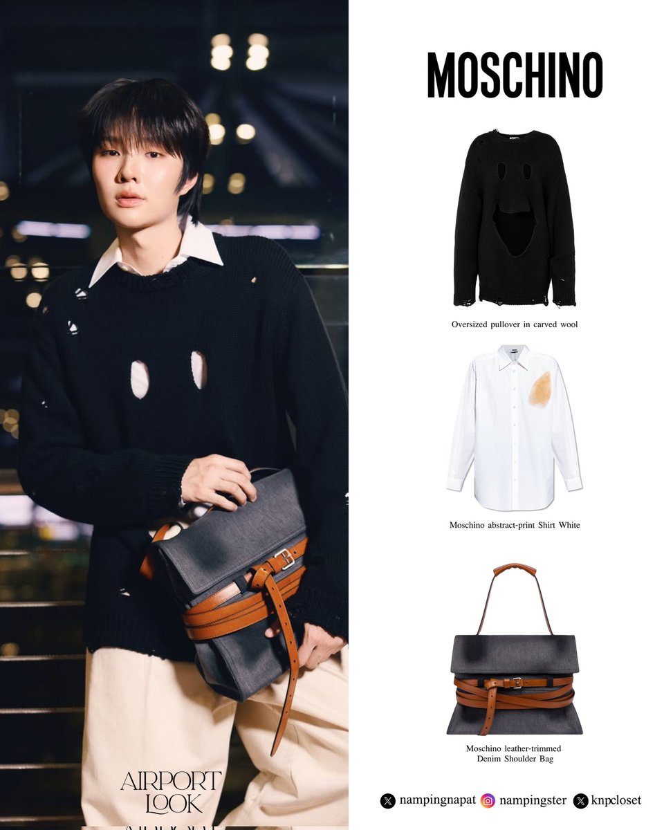 knpcloset's tweet photo. มาแล้วแม่จ๋า! Airport Look ที่หม่ามี๊อยากได้ เก่งน้ำปิงเตรียมบินลัดฟ้าสู่ MILAN FASHION WEEK มาซัพพอร์ตทั้งคู่ให้เต็มที่ไปด้วยกันนะคะ ✈️✨️

☆ ทุกโพสต์ที่เกี่ยวกับงาน / MOSCHINO / เก่งน้ำปิงมุงได้เลยทันทีค่ะ นาทีนี้ต้องมูมมาม Engagement ให้มากที่สุด 

KENGNAMPING TO MILAN FW
#KENGNAMPINGWITHMOSCHINO
#MOSCHINOFW26 
#MOSCHINO #MFW