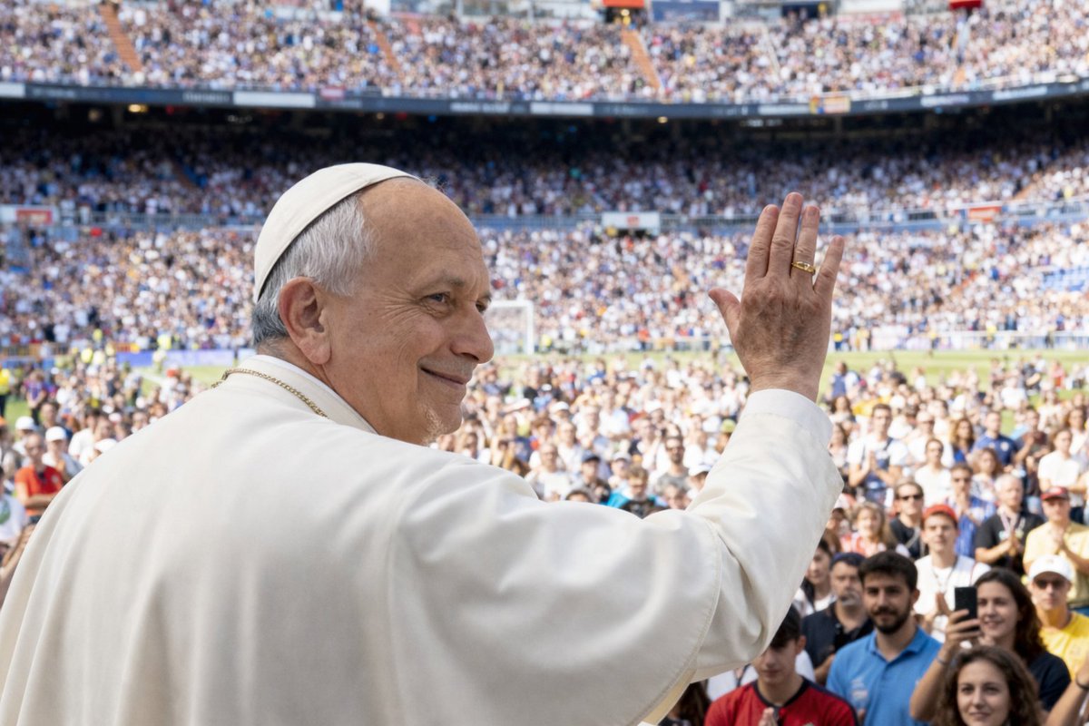 🚨💣 ¡CONFIRMADO!

El Papa León XIV oficiará una vigilia de oración en el Santiago Bernabéu en la primera semana de junio.

(<a href="/UniCatolicos_es/">Universitarios Católicos</a>)

📸 <a href="/SocialSight/">SocialSight</a> (IA)