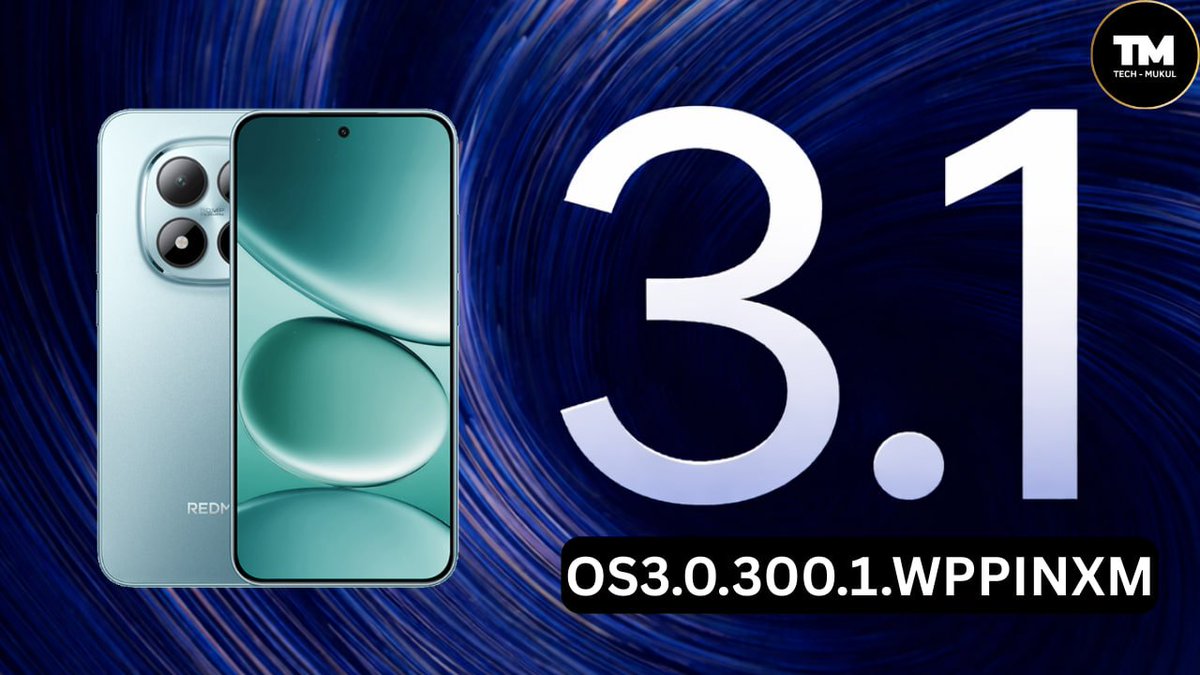 TECH__MUKUL's tweet image. #REDMINote15Pro5G #HyperOS3 #February 2026 BETA Update Spotted 🚀

📌 HyperOS 3.1: OS3.0.300.1.WPPINXM
✨ Region: India 🇮🇳

🔍 Status: Currently Spotted as a BETA build. The stable build is not yet ready. Once the official Stable update will be prepared,, full details will be
