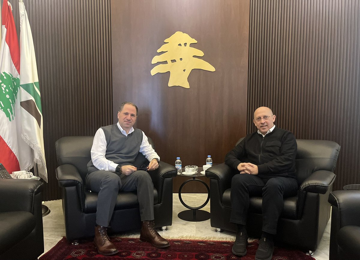 لقاء النائب آلان عون والبحث في المستجدات والتطورات على الساحة المحلية