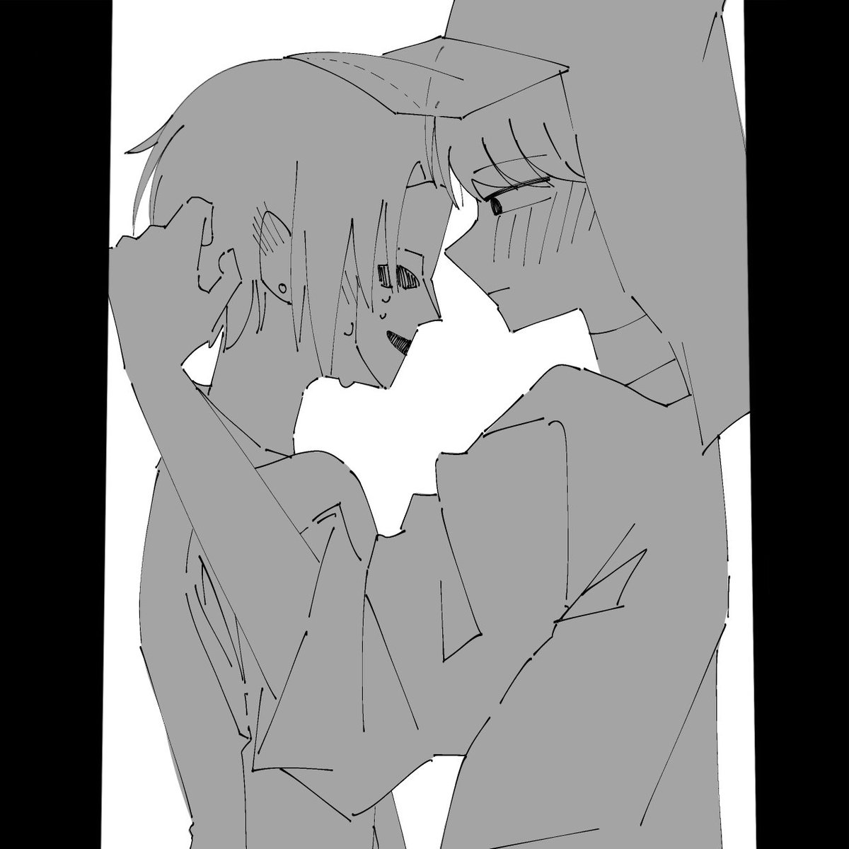 ap4kv's tweet photo. 完成した🎀と⬛️🎭ですん
りこてゃめっちゃ可愛く描けたかも🎀
箱に入ってるやつ？描こう��思ったけど
ぎゅうぎゅうに描くの難しかった🥲 https://t.co/qtYsD1jxux