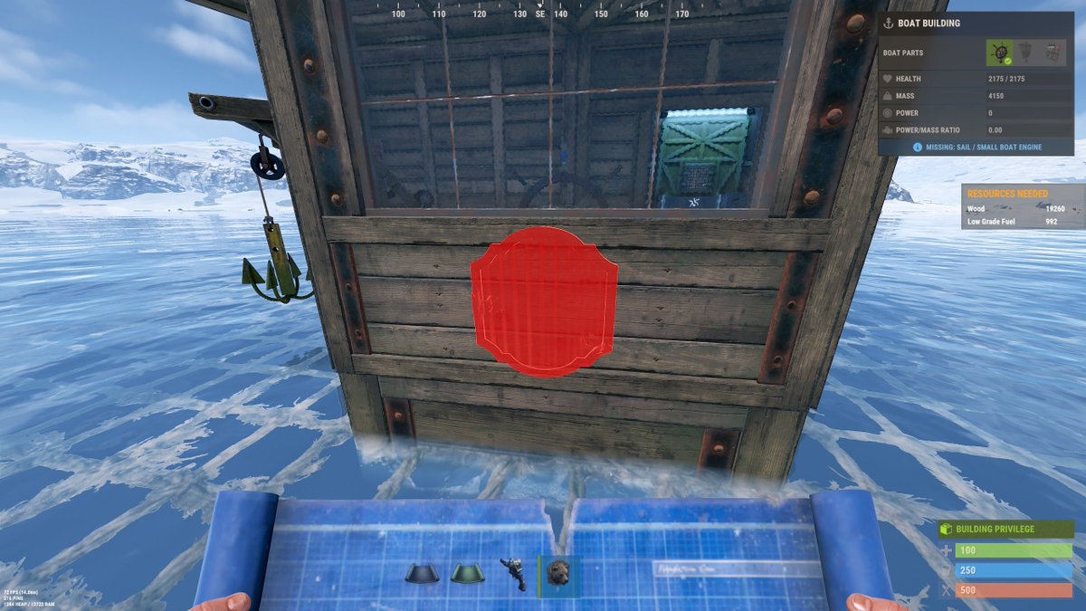 t0ybits_'s tweet photo. @playrust wish we could mount these on our boats. 🤞🐻🐻‍❄️ https://t.co/bCRXrlaDng