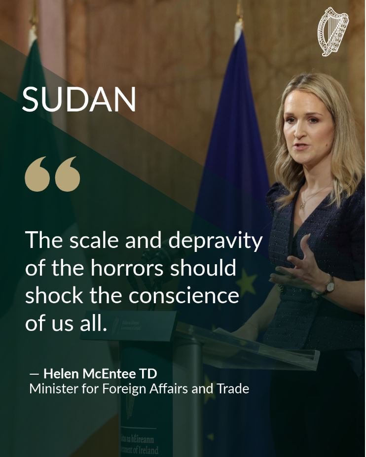 Irish Foreign Ministry tweet media