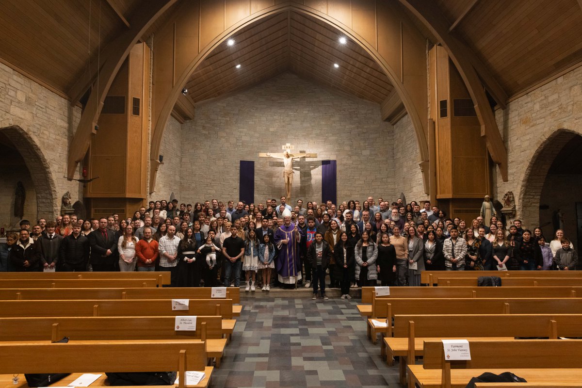 BishopBarron's tweet photo. Friends, the Rite of Election acknowledges that God has called the catechumens and candidates of our diocese to initiation in the Catholic Church.

Please join me in praying for all those who will soon experience the extraordinary joy of receiving baptism, the Eucharist, and confirmation!
