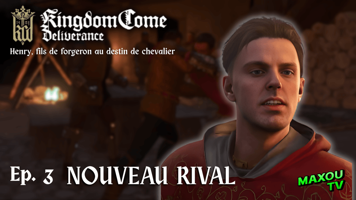 MaxouTV_fr's tweet photo. L'entraînement est terminé, la VRAIE aventure commence enfin ! ⚔️

Dans l'Épisode 3, dispo dès maintenant, on fait la rencontre du pire noble de la région : l'arrogant Seigneur Hans Capon.  
https://t.co/UYc56JNgHb

#KCD #KingdomComeDelivrance https://t.co/YWpt6nAAAS