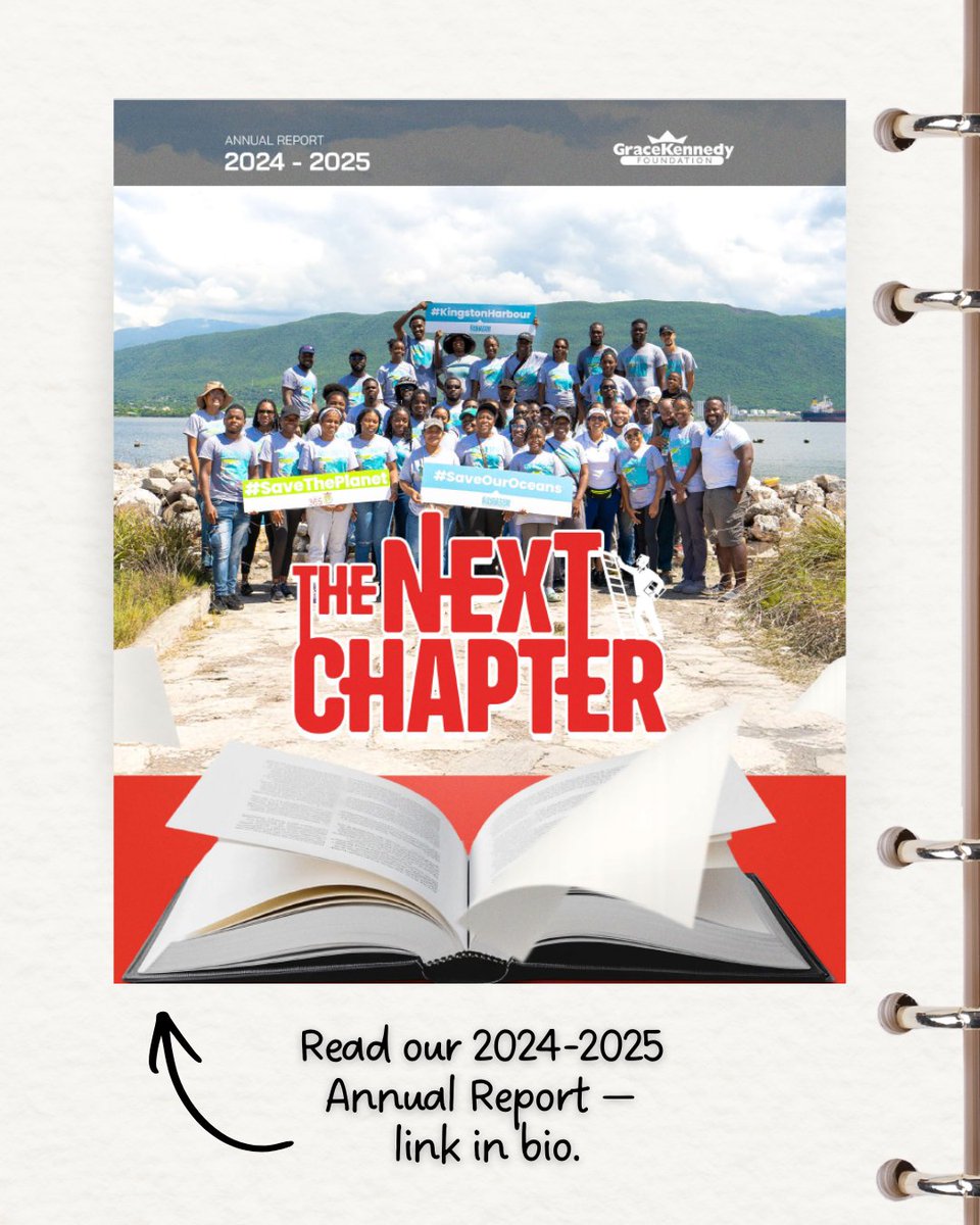 GraceKennedyGrp's tweet image. The Next Chapter is here.

Our 2024‑25 GK Foundation Annual Report highlights impact worth celebrating as we shape a brighter, more sustainable future together.

Swipe through to see our journey and read the full report here: gracekennedy.com/wp-content/upl…

#GKFoundation #TheNextChapter