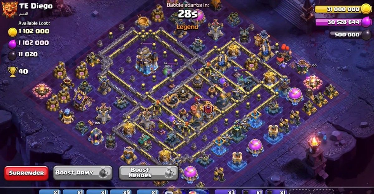 Clash- Legend Bases tweet media