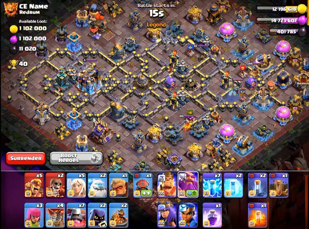 Clash- Legend Bases tweet media