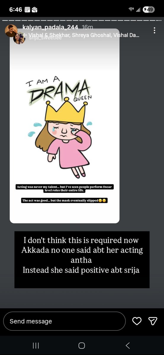 blessedlife4ver's tweet photo. @9_satwikrao She wont change lol..I somehow dont understand how someone being frnd cant knock some sense into her. Maybe that frnd never cares. https://t.co/mJnrj8d1jL