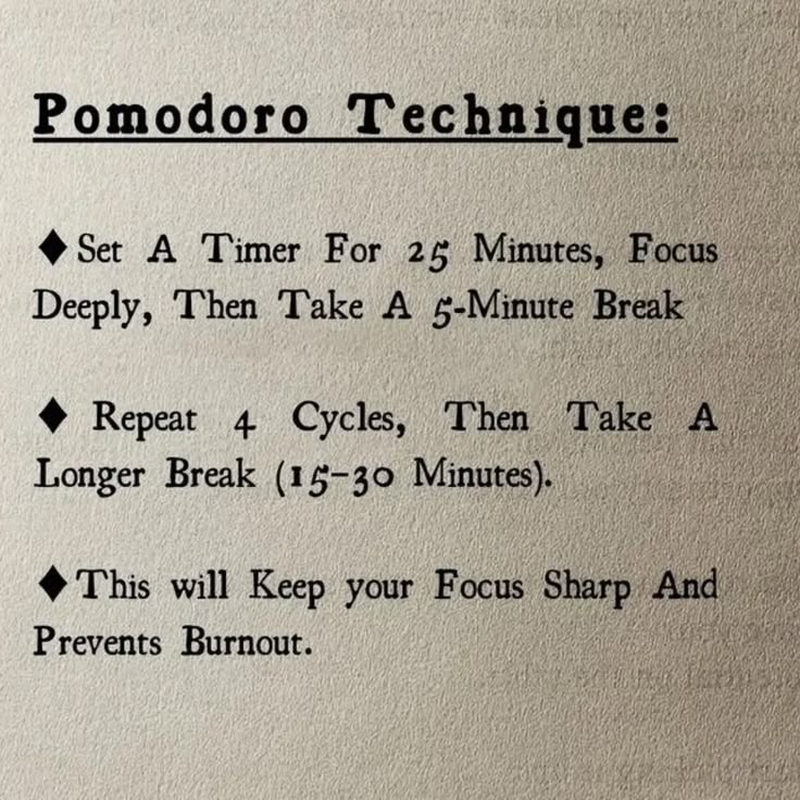Stop writing to-do lists 

They are actually killing your productivity:

Try these 6 systems instead.

1. Pomodoro technique