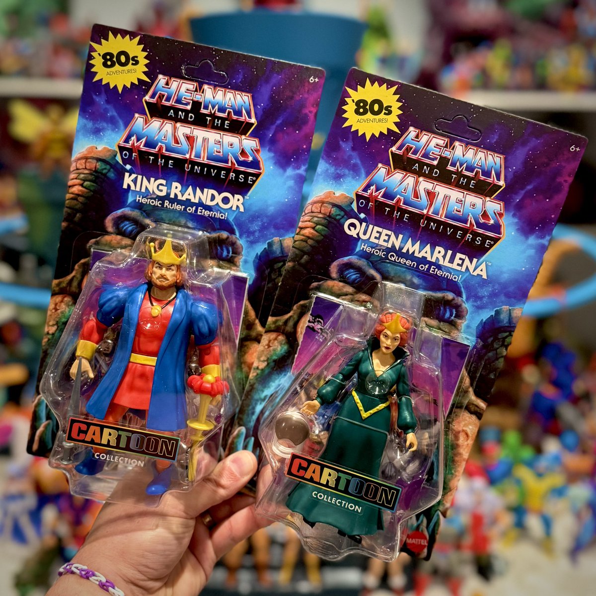 VeebsToys's tweet image. The good King and Queen of Eternia have arrived in the #motuorigins and taken their rightful spot in the collection. I kinda hate that it seems like they might be the last of the #filmation Cartoon Collection because there are so many more characters we need. C’mon, #Mattel.