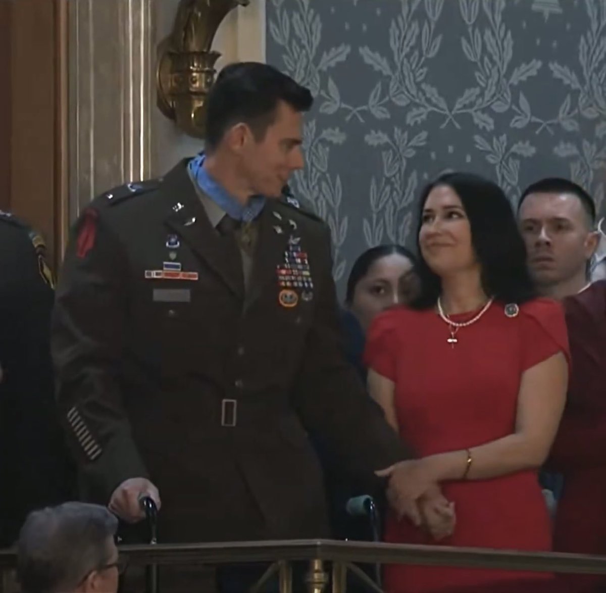 Anyone who’s deployed overseas recognizes this look. It’s the look that says “we survived.”

Not “I survived the mission.”

Not “I survived taking care of the kids on my own.”

But “we survived.” Us, together. As a unit. A family.

God bless CW5 Slover. God bless his family.