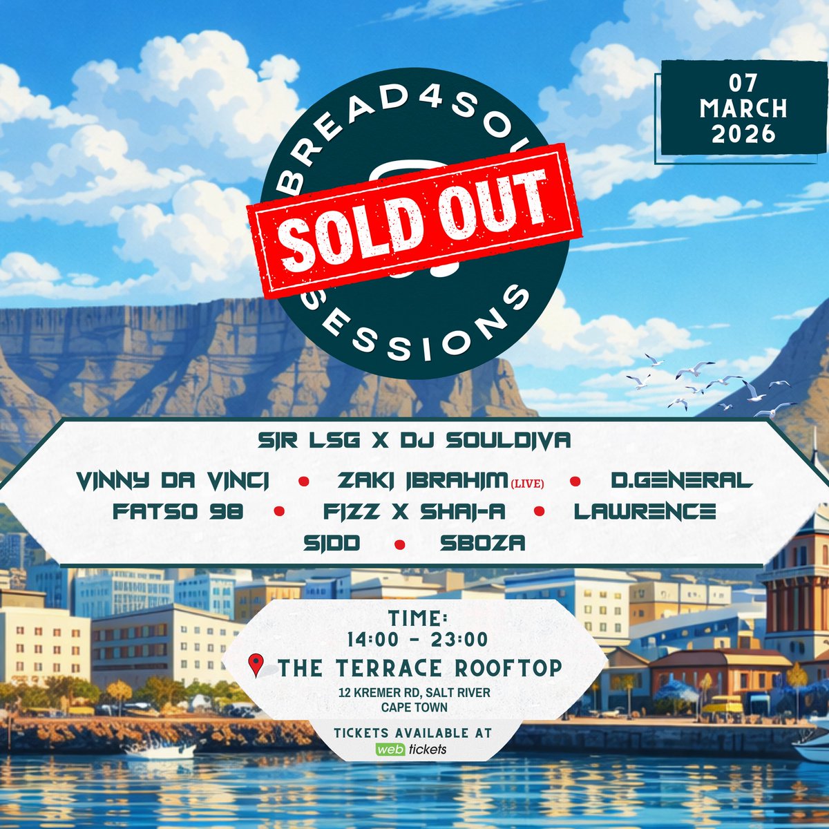 Dj_SoulDiva's tweet photo. ππΎπ₯Ή FIRST BREAD4SOUL in Cape Town!!! SOLD OUT ππΎππΎππΎ Shout out to everyone who bought a ticket! #bread4soul https://t.co/eR56GiqFft