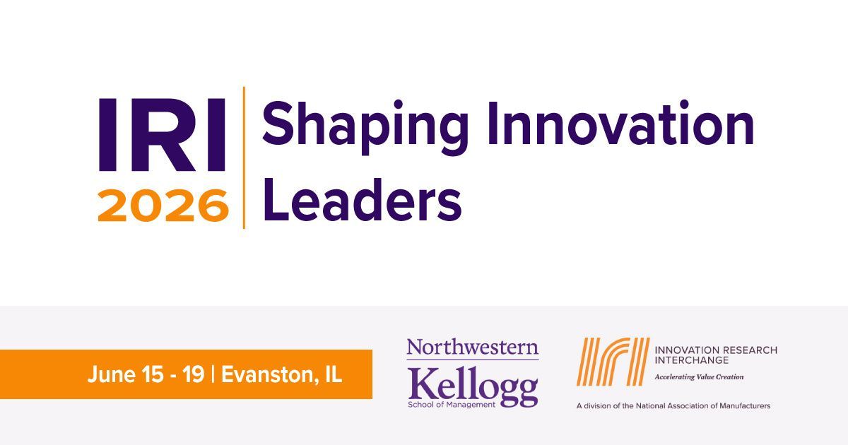 IRI the Innovation Research Interchange tweet media