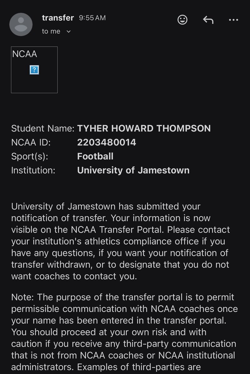 TyherH's tweet photo. OFFICIALLY IN THE TRANSFER PORTAL!!!

Tyher Howard-Thompson
6’3 270
DT/DE
College of San Mateo, University of Jamestown (D2)
1-2 years eligibility
5103288612 https://t.co/cMzKdpPgyF