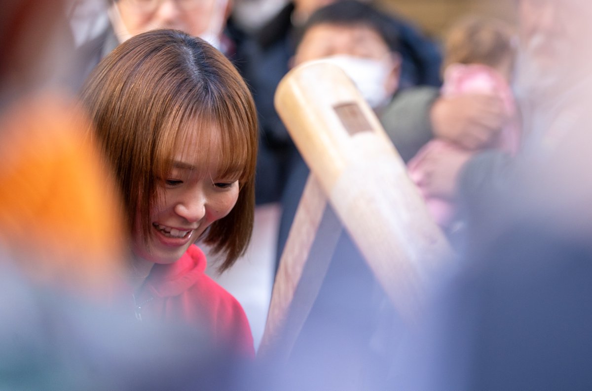 人だかりの隙間から撮れたSareeeちゃんも笑顔がやっぱり可愛くて天使