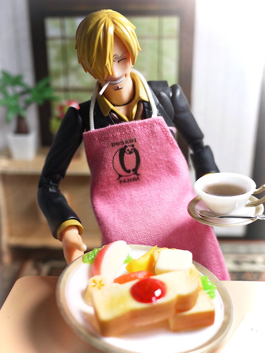 lefty_tb's tweet photo. 2/26
#おもちゃ撮影会
テーマ『チリ or トースト』
#夜のフィギュア撮影会
お題『フリー』
「朝食のトーストとコーヒーをおもちしました、マドモアゼル❤️」
#onepiece #サンジ #variableactionheroes #トイズスピリッツ #昭和喫茶モーニングマスコット https://t.co/jbKseWL909
