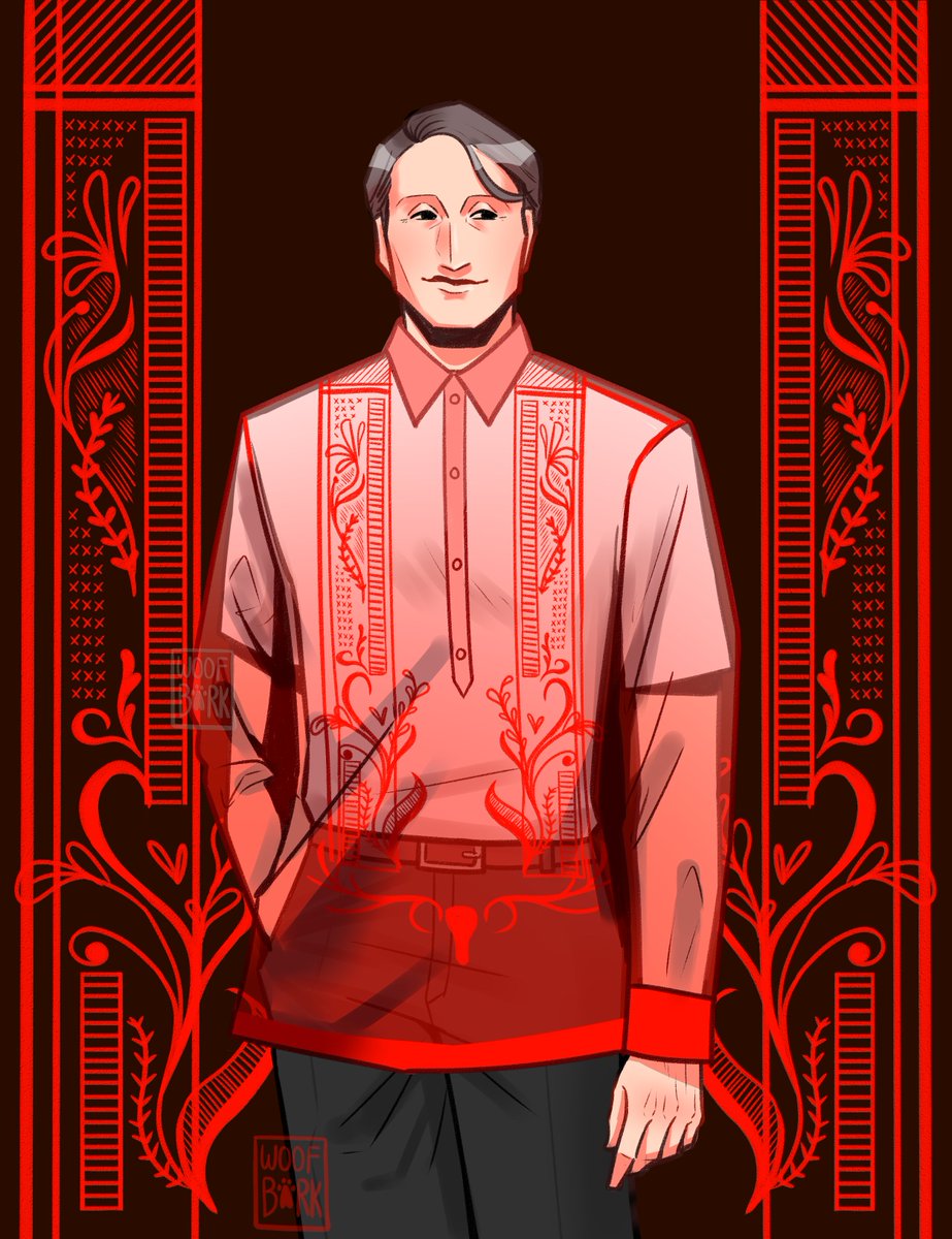 Woof_bark125's tweet photo. I've had this in my drafts for months now so here he is! Ginoong Hannibal Lecter✨
#hannibaltwt https://t.co/ABECVapfZ2