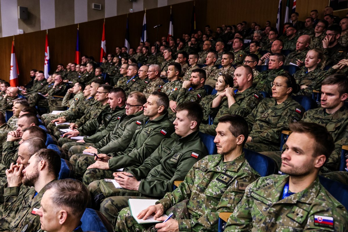 NATO_JFTC's tweet photo. Exercise Control Training before the start of #NATOExercise LOYAL LEDA 2026 kicked-off. BGEN Zoltan Barany, @NATO_JFTC Deputy Commander, welcomed military and civilian personnel who will steer the upcoming event from #JFTC.
@LANDCMD @hqmncne @1GENLCorps @D2KP_DKL @CGTAD_NRDC_ESP https://t.co/3y7Iakxe48