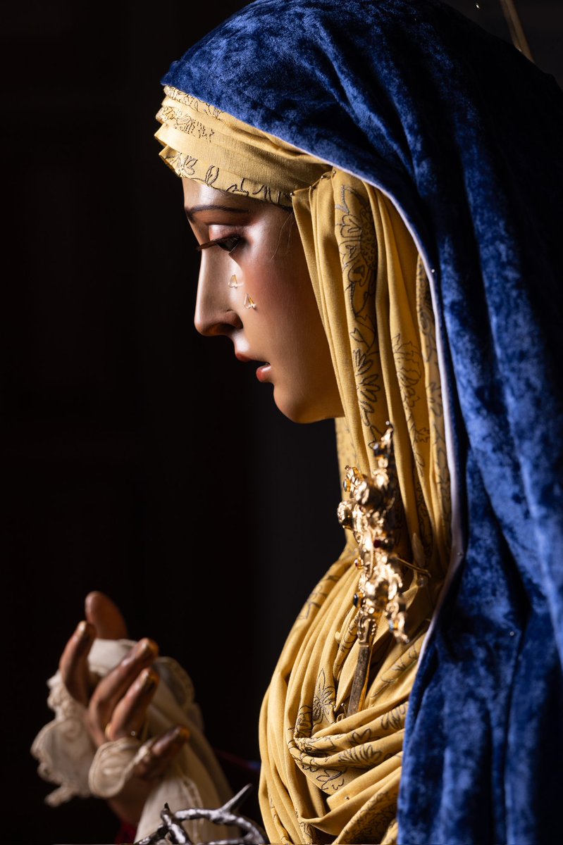 📸 Santa María del Monte Calvario se presenta ataviada a la usanza de hebrea para el tiempo litúrgico de Cuaresma. #CofradíasMLG

"Acuérdate de la hora
en que Te nombró Jesús
nuestra Madre y protectora
desde el árbol de la Cruz"