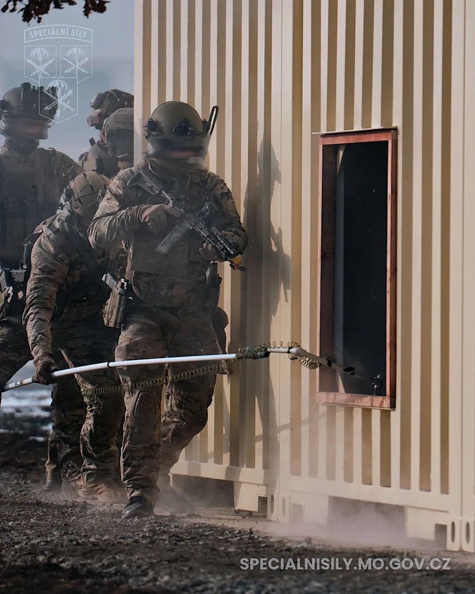 Danny_elMayor's tweet photo. Czech Special Operations Forces during recent demo exercise in their new FIBUA training compound. https://t.co/tNmZvXYKI8