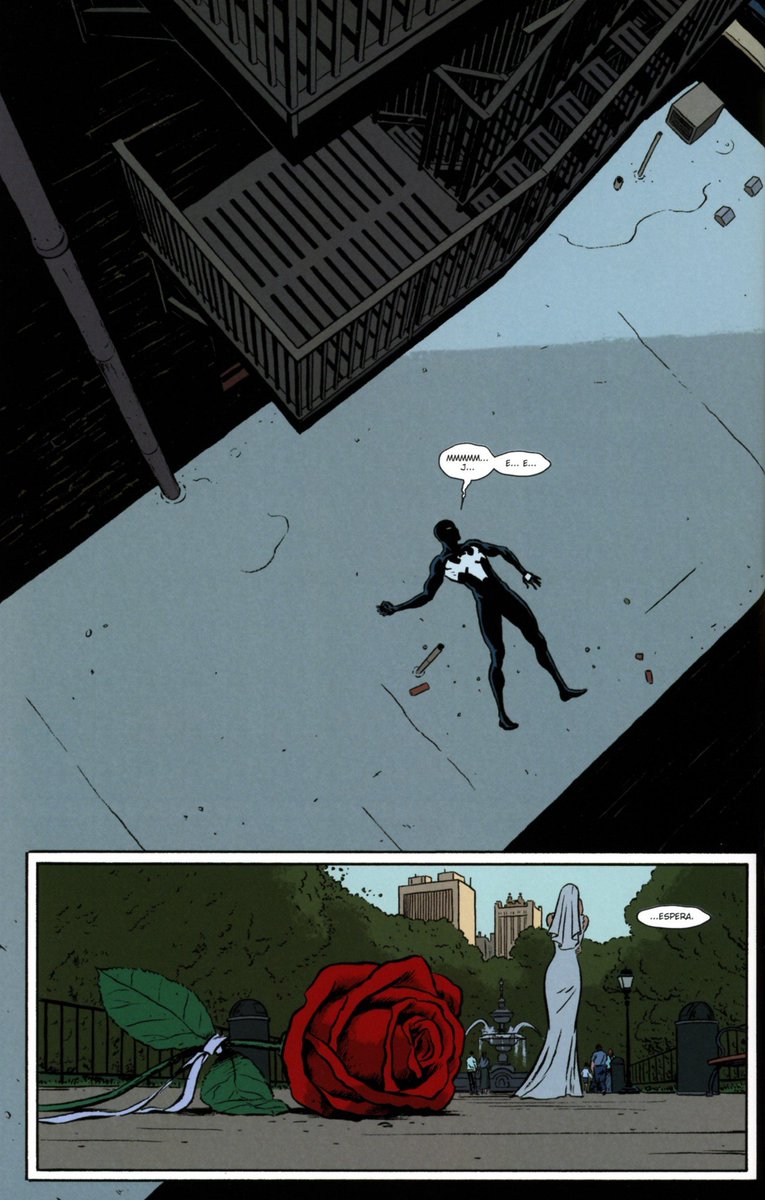 y por cierto,   el mayor escupitazo post mefistazo es One Moment in time se nota lo que queria hacer Quesada

se siente hasta mezquino el como de a poco destruye varios momentos iconicos, como que Peter no fue a su boda porque un random lo noqueo UN RANDOM y dejo a MJ en el altar