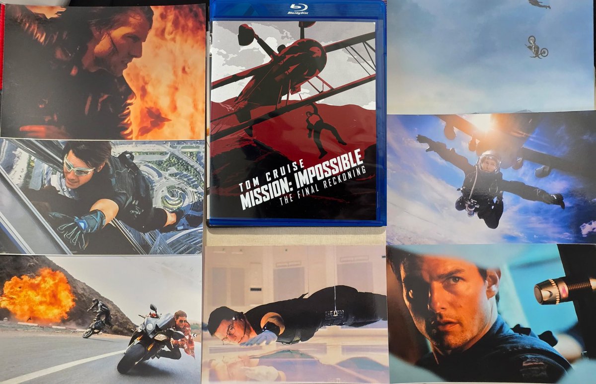 #MissionImpossible: The Final Reckoning
4K Ultra HD 📀 is SOLD OUT.

Experience #TomCruise’s action saga on a
50 GB Blu-ray disc + special features.
Equipped with Dolby Atmos audio as well.

Get it with franchise’s iconic photo cards.
DM if you choose to accept it for Rs.1,499/-