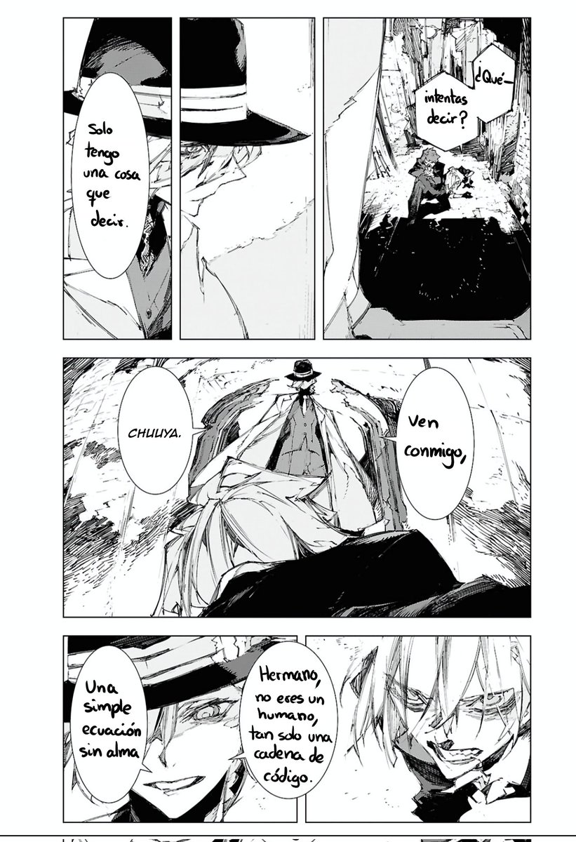Bsd_Nart's tweet photo. Stormbringer code 12 //
Traducción del manga al español 🇪🇦
¡Disfruten…! (Quiero abrazar a Chuuya, mi niño 😭) https://t.co/Ws7wgRw2gF