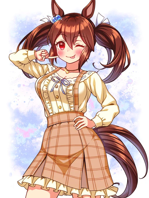 ボノちゃん お誕生日おめでとうございます!!!!!! (過去絵) #ウマ娘 #ヒシアケボノ生誕祭2026