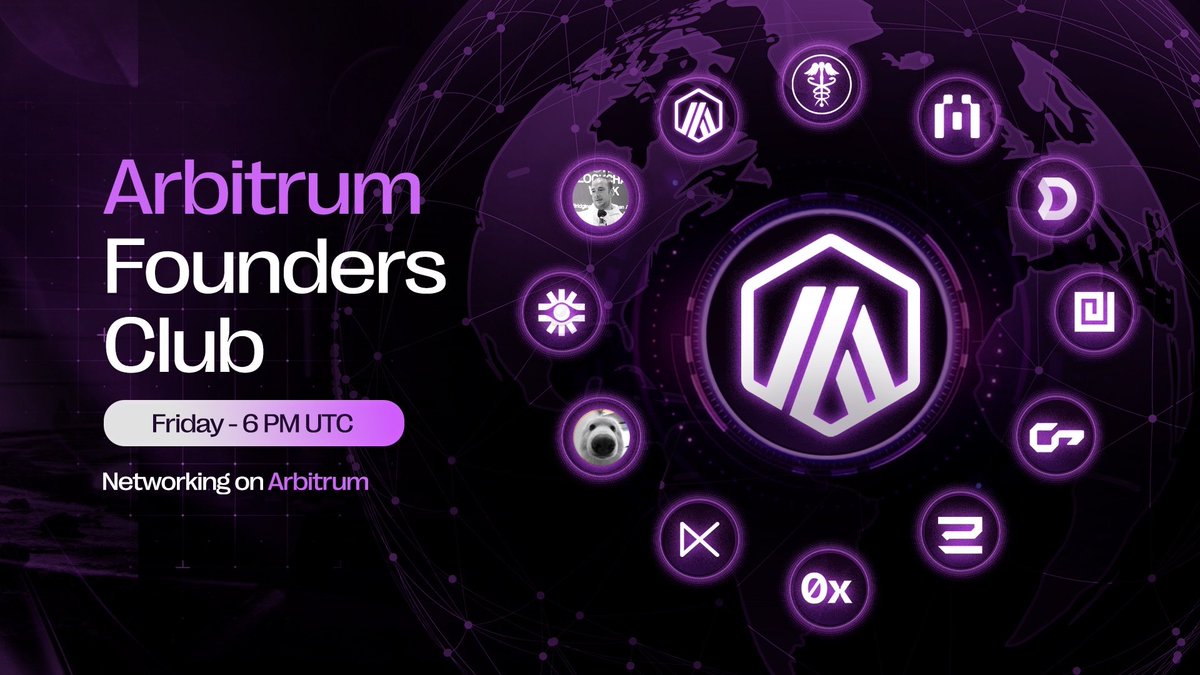 MaiaDAOEco's tweet photo. We’re hosting the "Arbitrum Founders Club" this Friday!

A space for serious builders on @arbitrum to connect, collaborate and ship 🤝

Friday, 6PM UTC

See you there 💙

https://t.co/BxbloHXnvz https://t.co/cPY94a2N8r