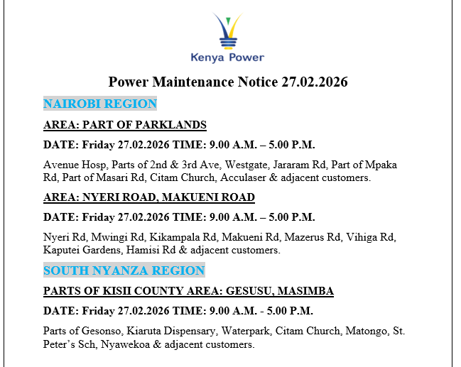 Kenya Power tweet media