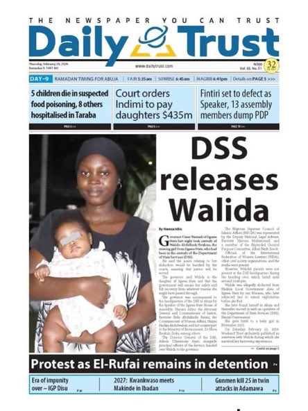 Realoilsheikh's tweet photo. Now that Walida is back to her parent after the abduction, impregnation and forceful conversion to Christianity by Ifaenyi of the @OfficialDSSNG, we want #JusticeForWalida.

The randy & criminal officer should be charged to court. First thing first, he should be expelled from the service because it is obvious that he is using a State Agency to capture innocent girls and convert them to Christianity forcefully. 

#SackDSSOfficerIfaenyi