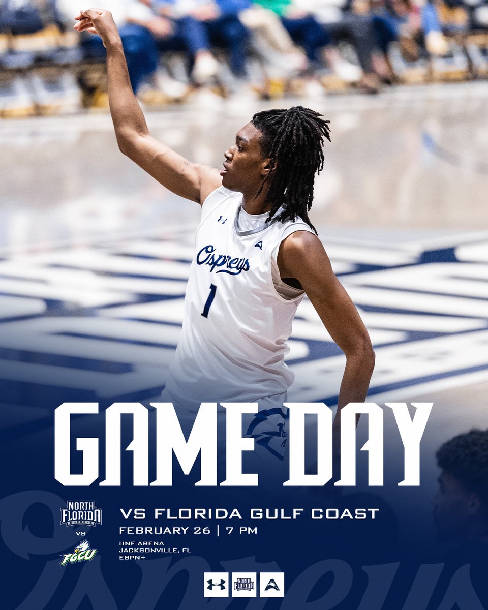 OspreyMBB's tweet photo. Back in UNF Arena to face FGCU!

Links: https://t.co/zGrUdrxgld
Tickets: https://t.co/LO1104dAYp

#SWOOP https://t.co/Sg6GbmH5iZ